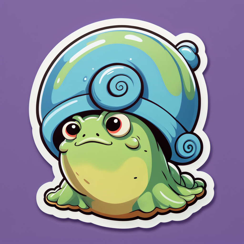 Meme de Caracol Descontento sticker