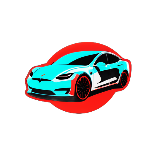 tesla sticker