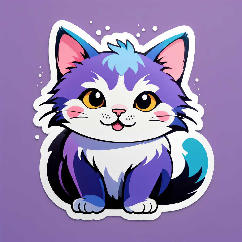 mignon chat sticker