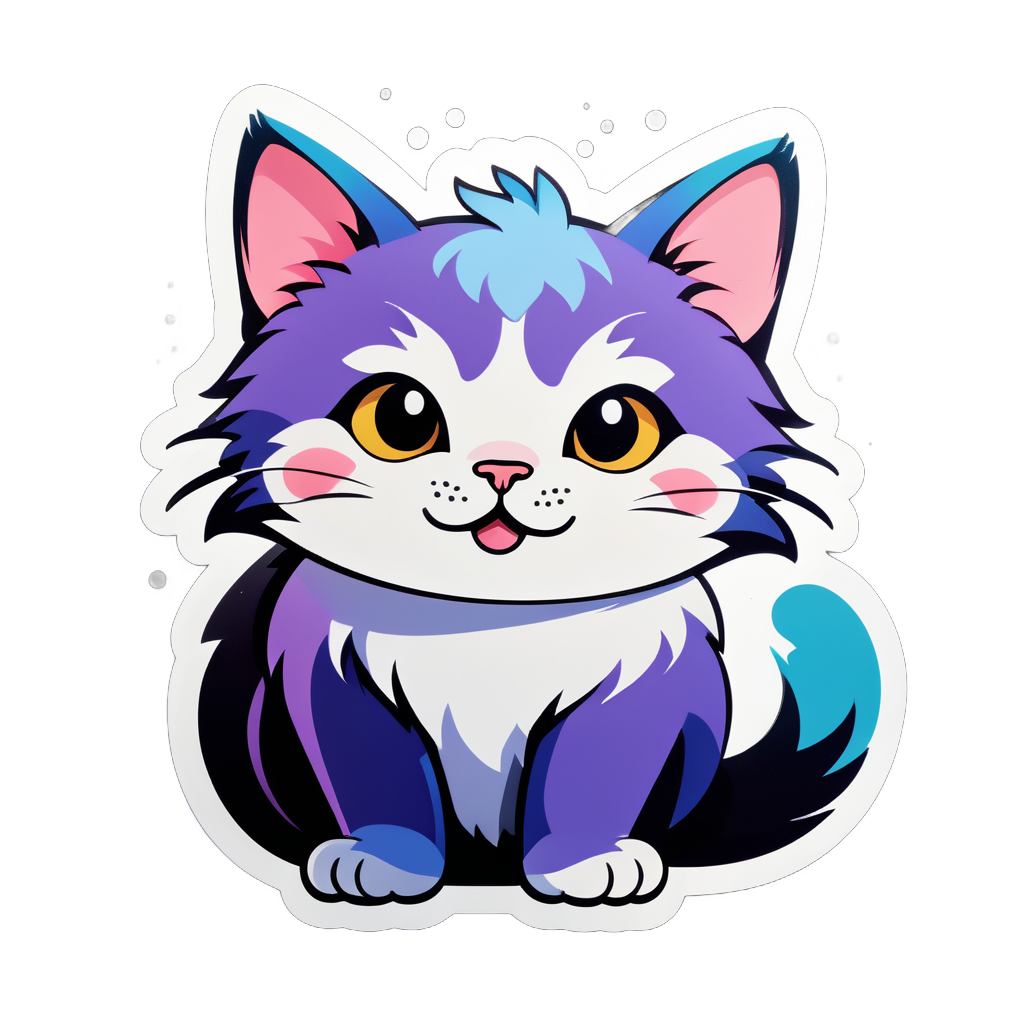 mignon chat sticker