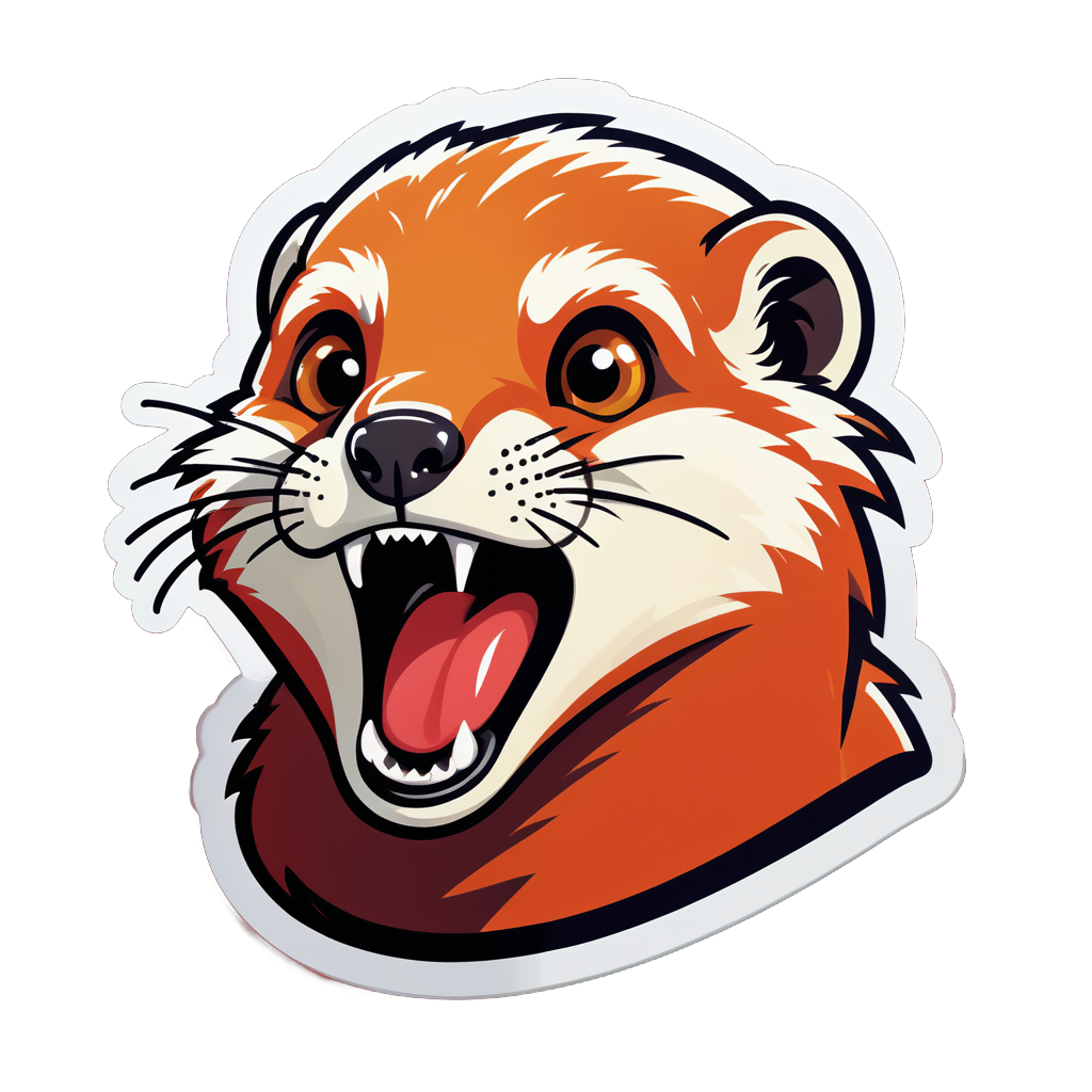 Shocked Mongoose Meme sticker