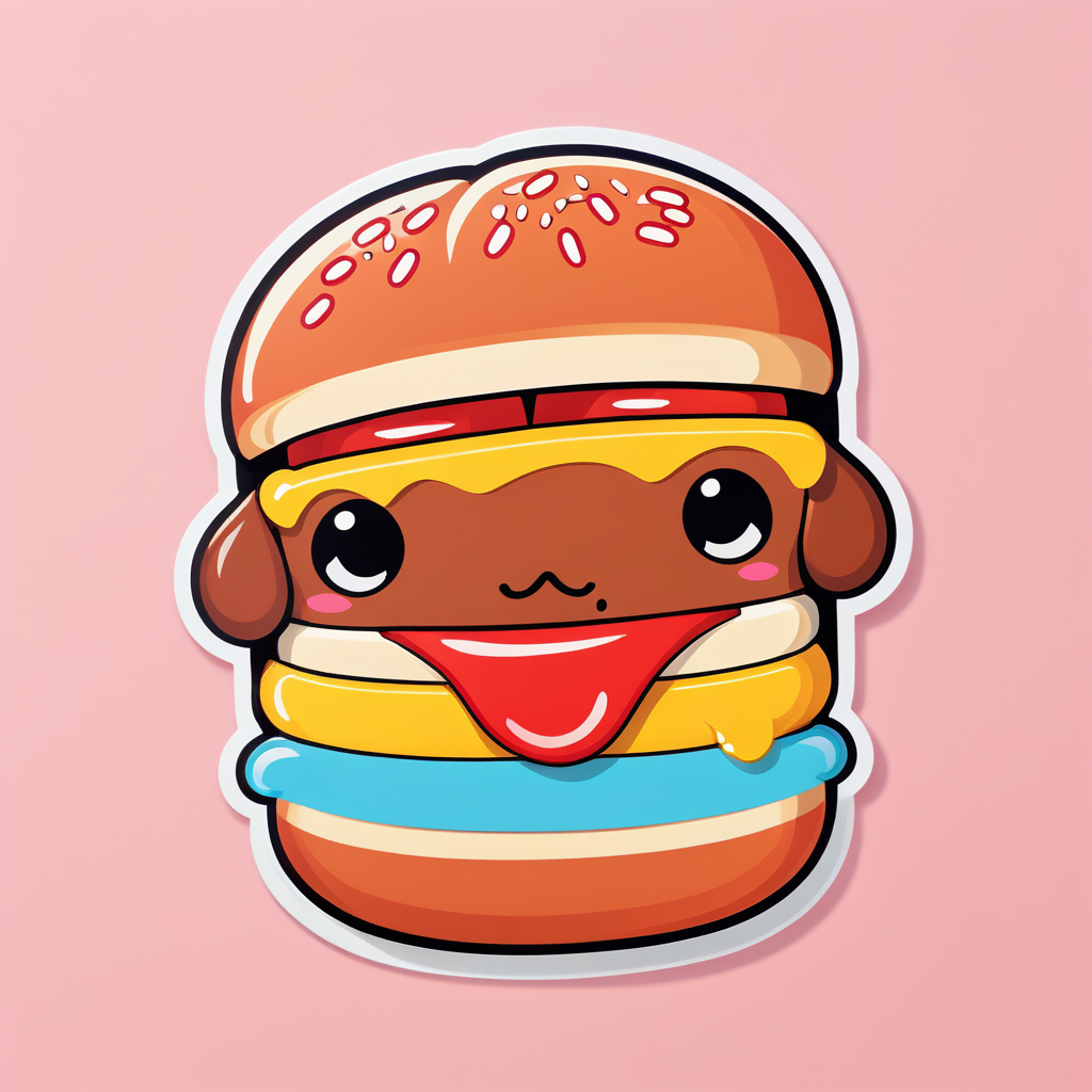 mignon Hot Dog sticker