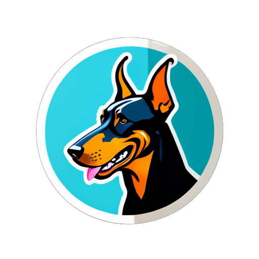 doberman sticker