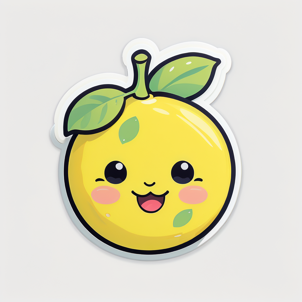 Lemon dễ thương sticker