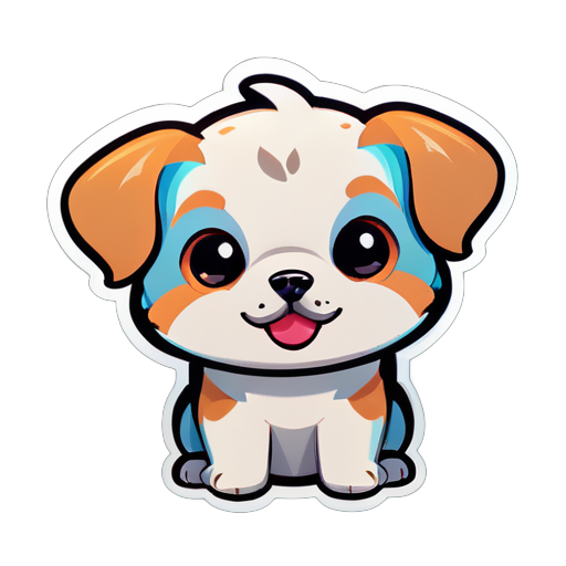 Adorable petit chien sticker