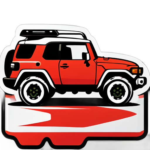 Fj cruiser được sơn theo phong cách Marlboro sticker