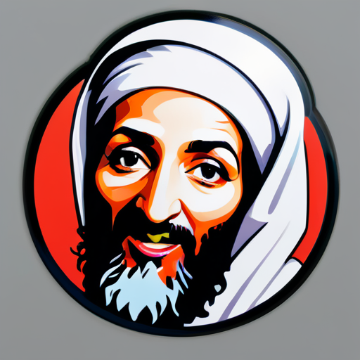 Osama bin Laden nữ sticker