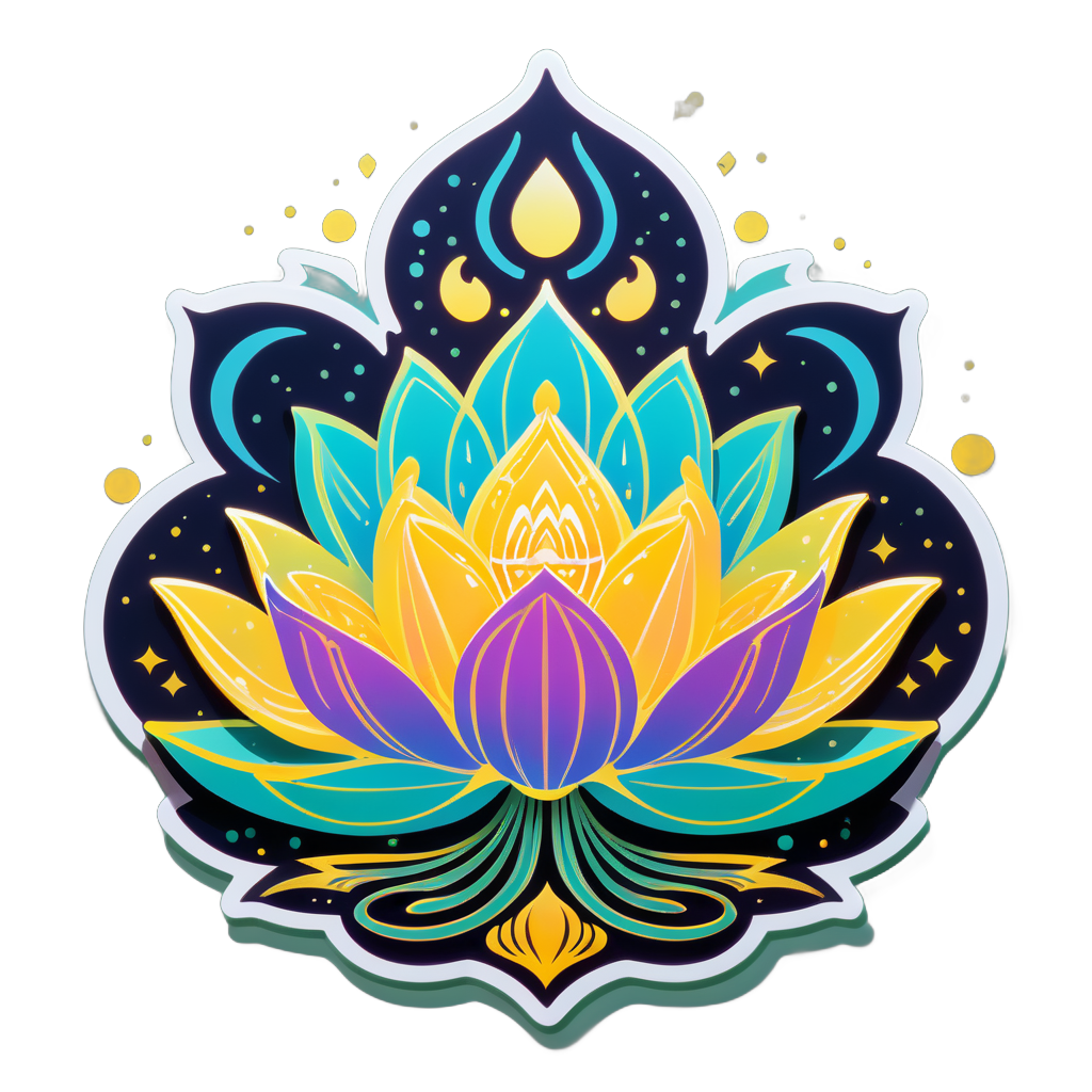 Luminous Lotus Lyric sticker