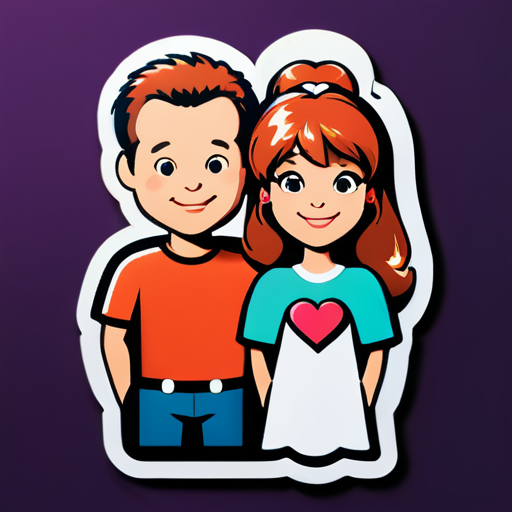 casados con hijos sticker