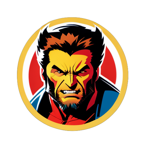 Wolverine marvel Comunista sticker