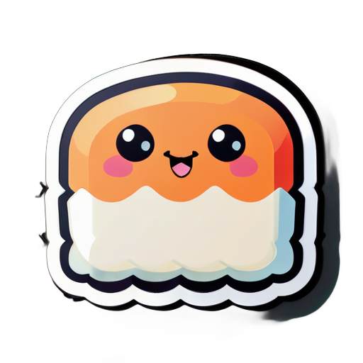 sushi kawaii sticker