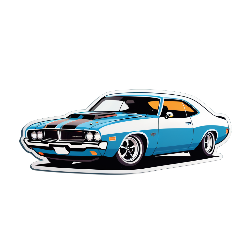 Muscle Car sticker