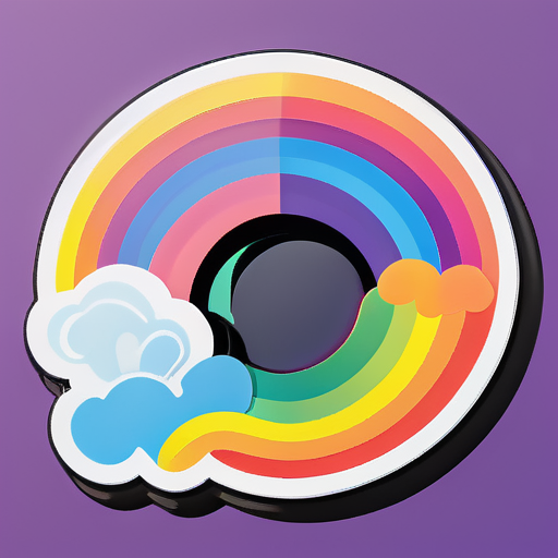 Rainbow sticker