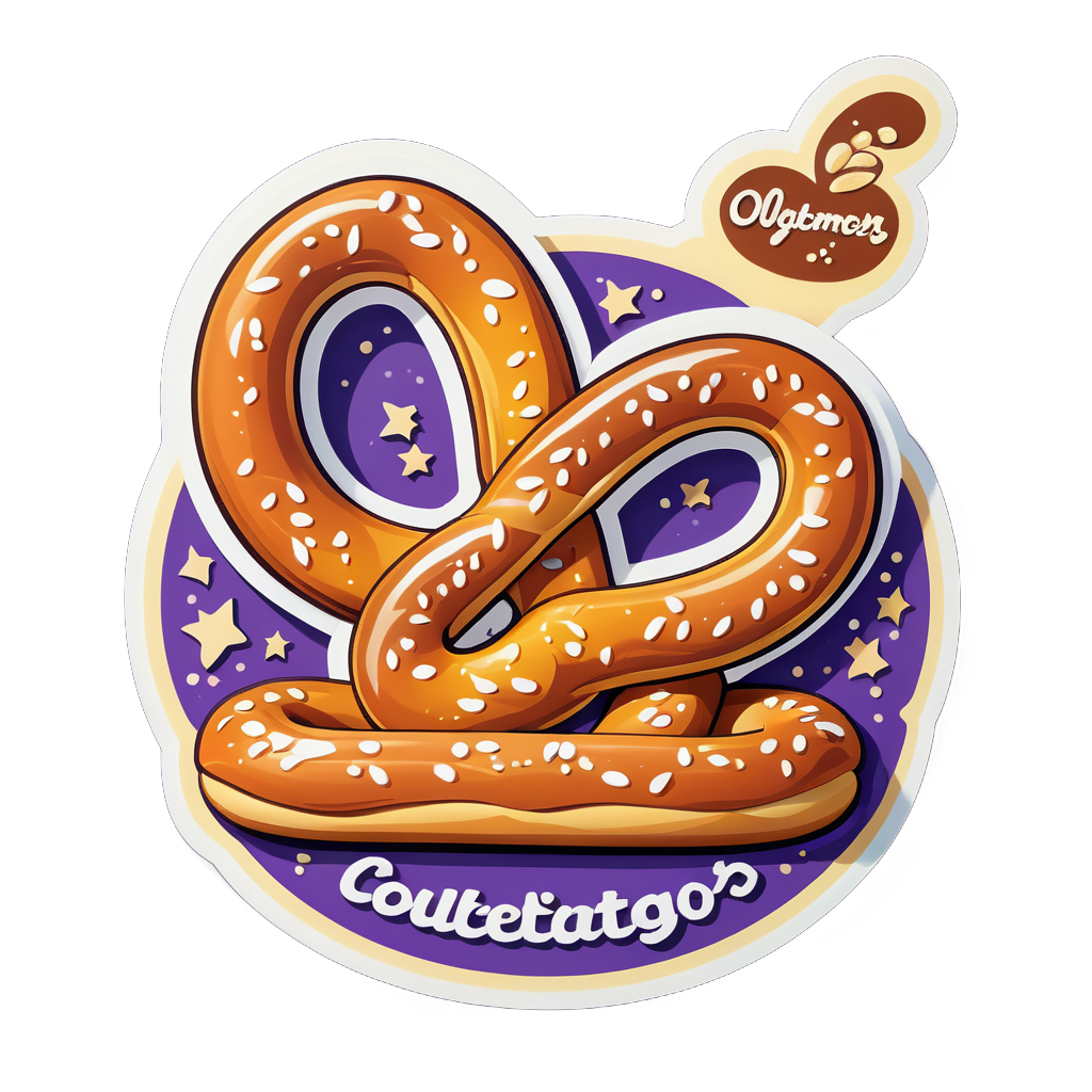 Delicioso Pretzel sticker