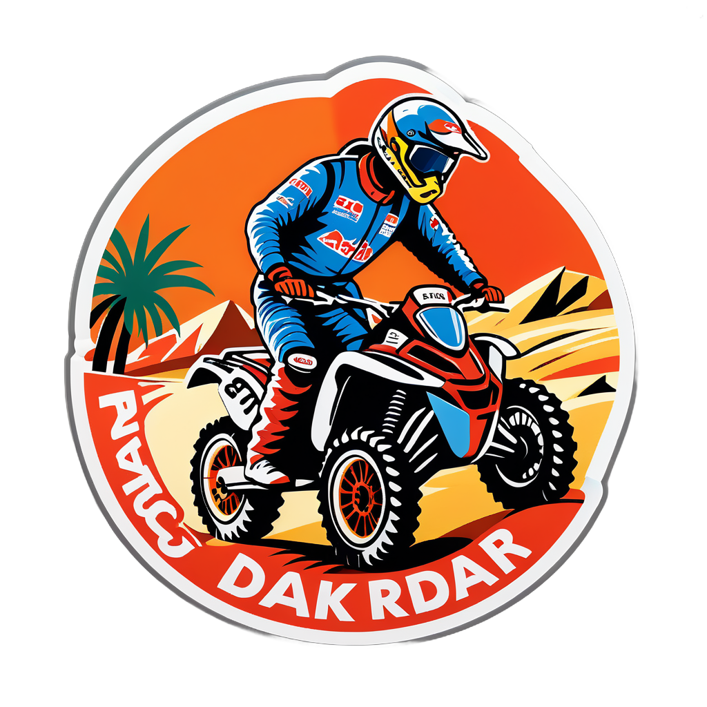 Rally Dakar sticker