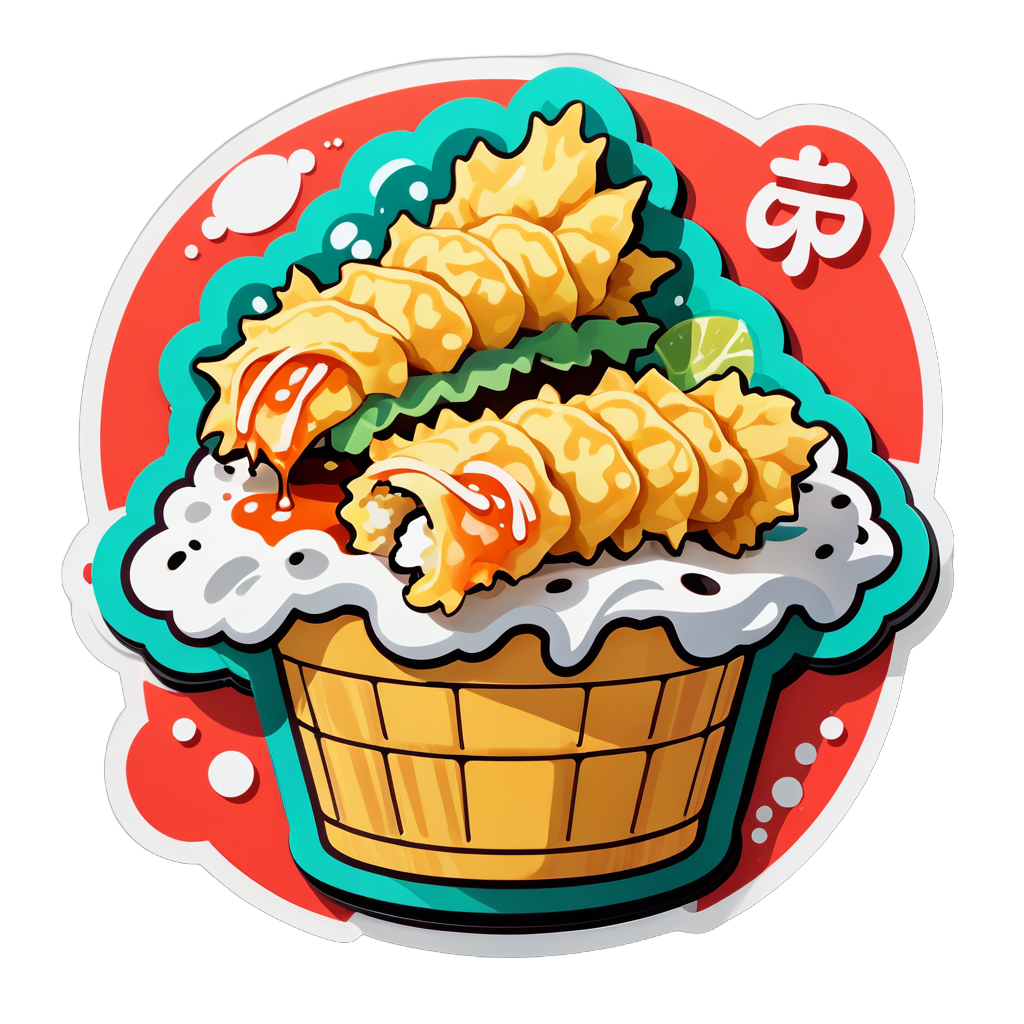 Delicioso Tempura sticker