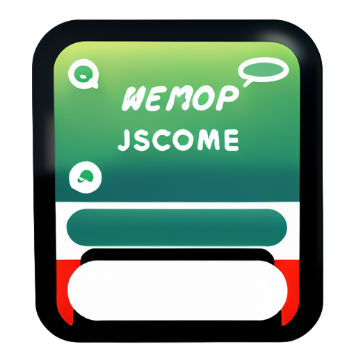 I will add a whatsapp button to the site. Send me the page the visitor came to via WhatsApp and a page will open with a "hello wellcome" message. Write a js code about this. sticker