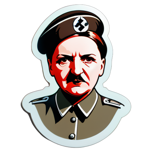 phụ nữ adolf hitler sticker