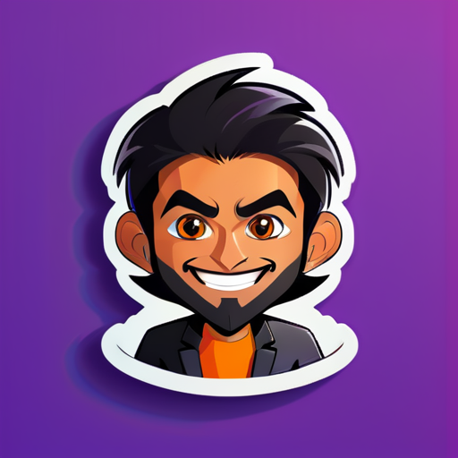 mache einen Aufkleber für mein Profilbild, mein Name ist Vikas Nagane Aufkleber sticker