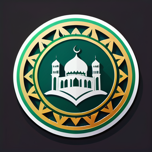 logo para o site muslimlubai.com sticker