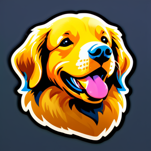 Golden Retriever sticker