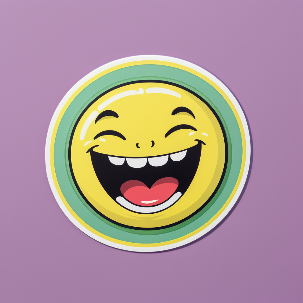 Laughing Lemon sticker