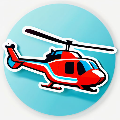 maka a helecopter sticker