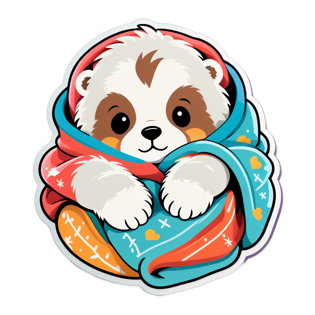 Soft Blanket Snuggles sticker