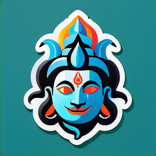 lord siva sticker