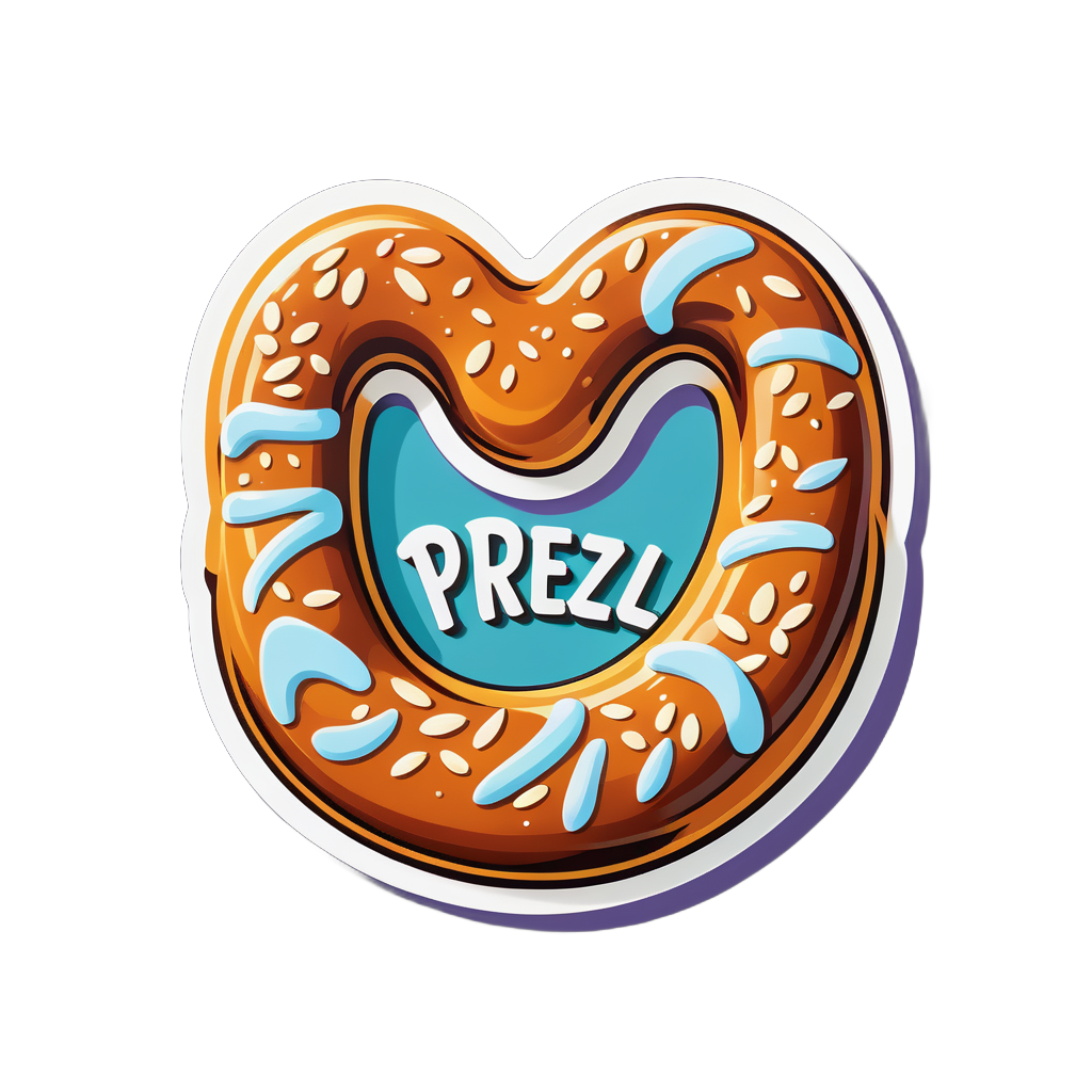 Pretzel Fresco sticker