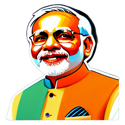 narendra modi sticker