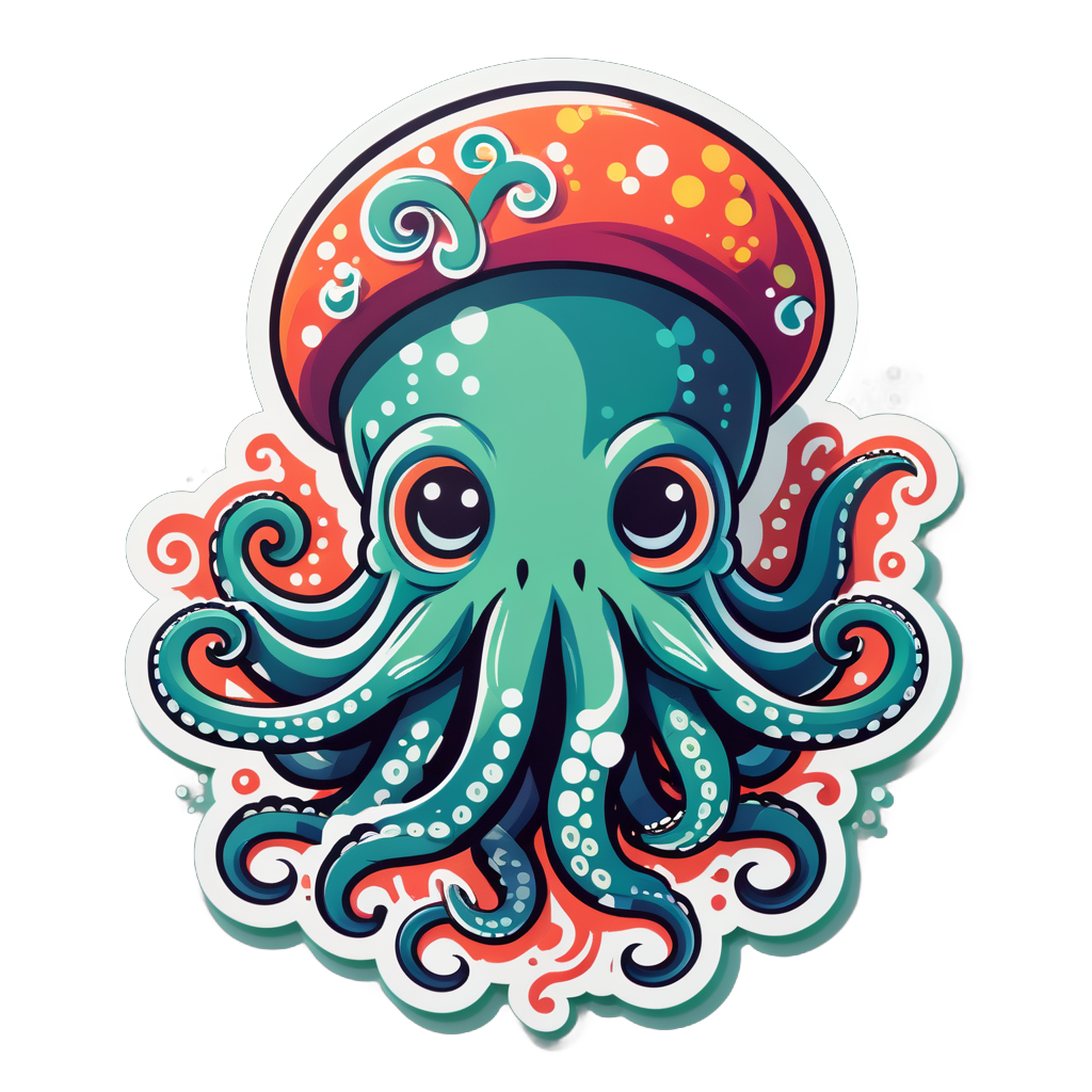 Charming Kraken sticker