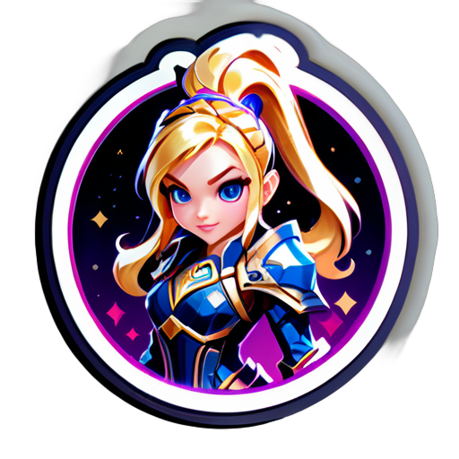 League of Legends Lux sticker