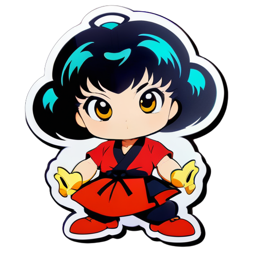 haposai master ranma1/2 sticker