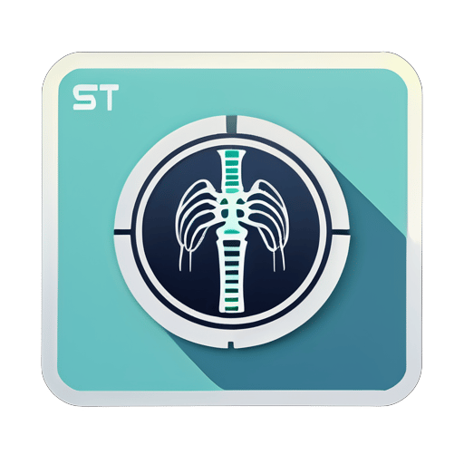 radiology management system sticker