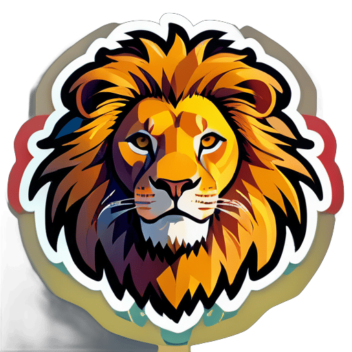 lion sticker