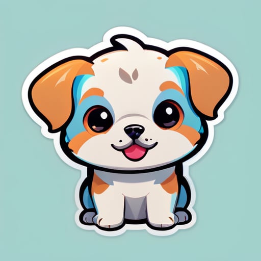 사랑스러운 강아지 sticker