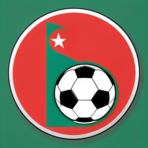 Coupe du monde de football au Maroc sticker