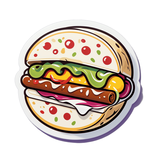 新鮮捲餅 sticker