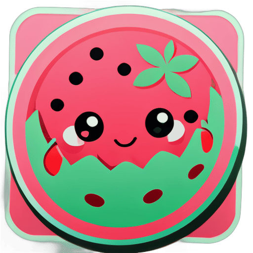 Cute Watermelon sticker