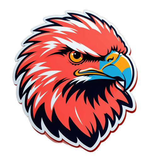 Brawny Coral Eagles sticker