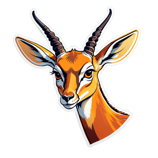 Disappointed Gazelle Meme sticker