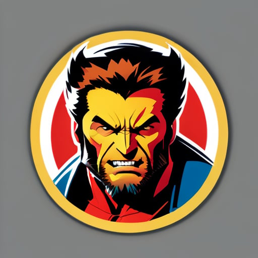 Wolverine marvel Cộng sản sticker