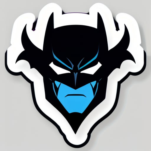 generate a sticker of batman form year 2040 sticker