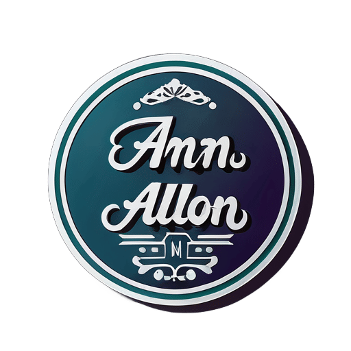 Logo Pour Aman Tailor texte sticker