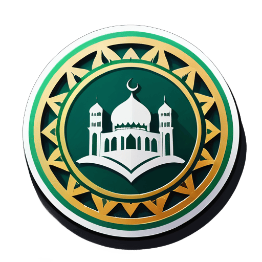 logo pour le site web muslimlubai.com sticker