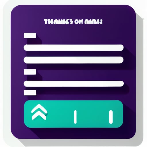 生成一個電子郵件簽名「感謝與問候」的 GIF 格式 sticker