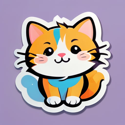 Lindo gato sticker