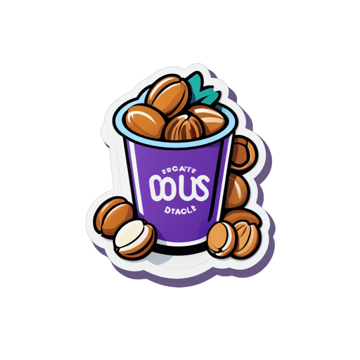 Delicious Nuts sticker