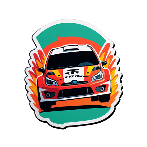 Rally Cross sticker